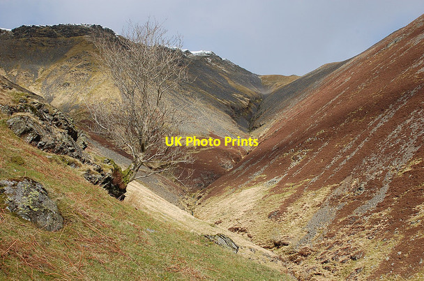 Photo 6"x4" The upper part of Blease Gill, Blencathra Threlkeld c2012