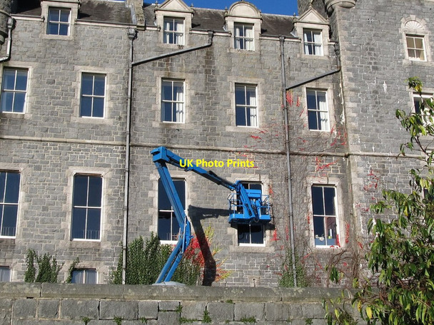 Photo 6"x4" Cleaning windows at Castlewellan Castle Castlewellan c2011