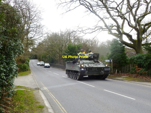 Photo 6"x4" Bovington, armoured vehicle Bovington Camp c2012