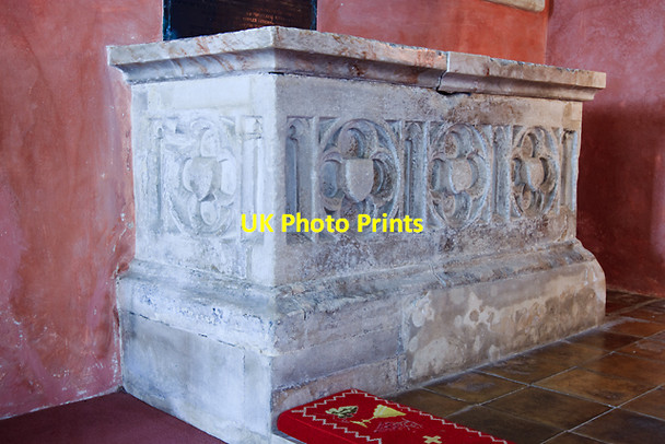 Photo 6"x4" Tomb-chest of John Stone - St Michael's church, Aldbourne Aldbourne c2012