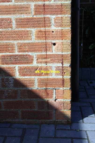 Photo 6"x4" Benchmark on #95 Sinodun Road Didcot c2012
