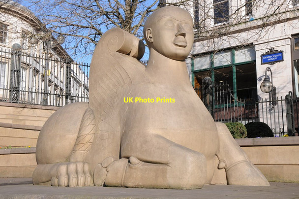 Photo 6"x4" A Sphinx, Victoria Square Lee Bank c2012