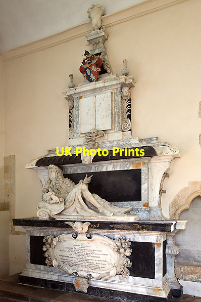 Photo 6"x4" Monument to Sir William Jones - Holy Cross church, Ramsbury Ramsbury c2012