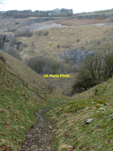 Photo 6"x4" Path down to Chee Dale Blackwell\/SK1272 c2012