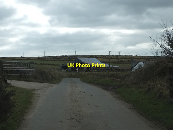 Photo 6"x4" Road between Lower Gillhouse and Higher Gillhouse Bolventor c2012