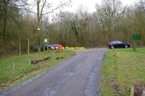 Photo 6"x4" Entrance to Pepper Wood and car park from Dordale Road Bournheath c2012
