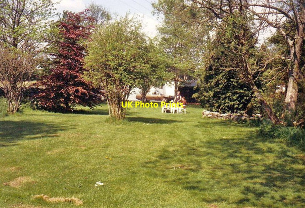 Photo 6"x4" Cottage garden at Knowe Knowe\/NX3171 c1990