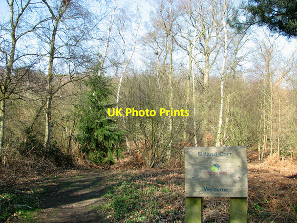 Photo 6"x4" Sign by the entrance into Sisland Carr Sisland c2012