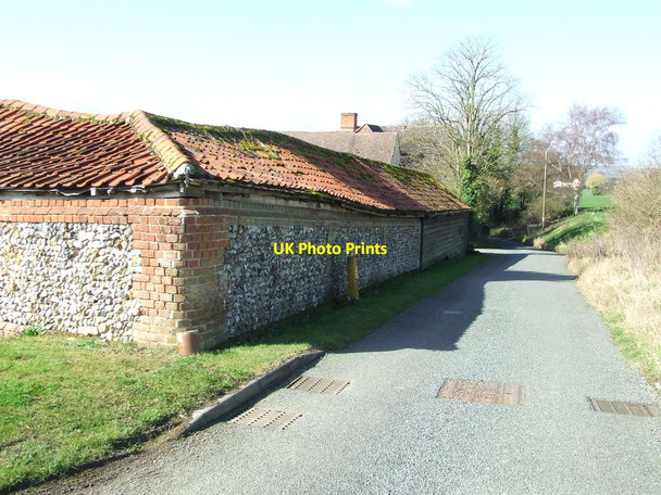 Photo 6"x4" Farm Building Workhouse Green c2012