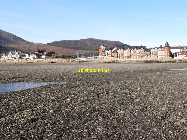 Photo 6"x4" Exposed shingle beach at the mouth of the Shimna River Newcastle\/J3732 c2012