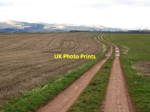 Photo 6"x4" Road to Lockshaw Moss Blairhall\/NT0089 c2012