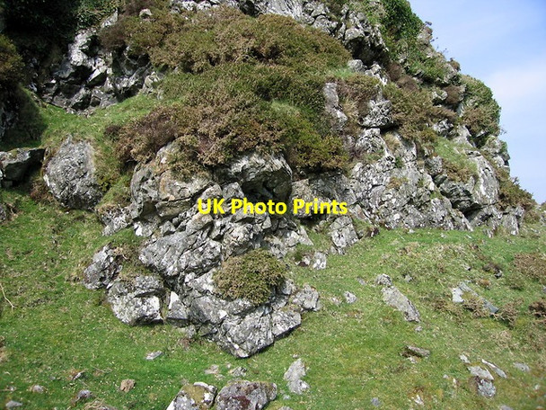 Photo 6"x4" Igneous outcrop Arthog c2011