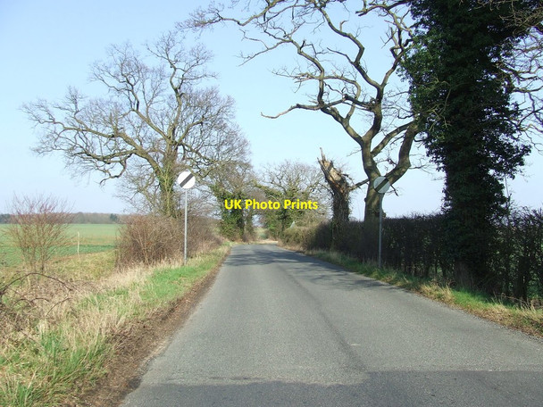 Photo 6"x4" Country Road Tuddenham\/TM1948 c2012