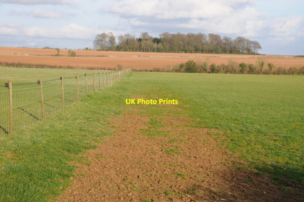 Photo 6"x4" Farmland near Emmerson Plantation Frampton Mansell c2012