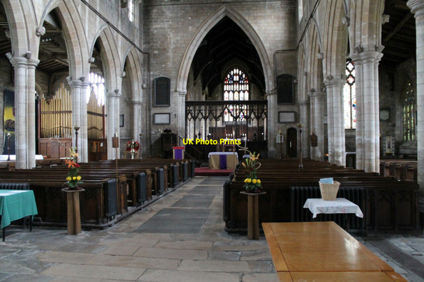 Photo 6"x4" Interior of St Mary's church, Swineshead Swineshead\/TF2340 c2012