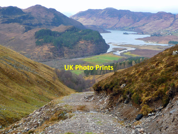 Photo 6"x4" Hill track above Killilan Killilan c2012