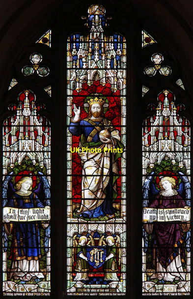Photo 6"x4" St Faith, Brentford - Stained glass window Brentford c2012