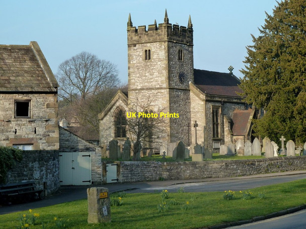 Photo 6"x4" Holy Trinity Church, Ashford in the Water Bakewell c2012