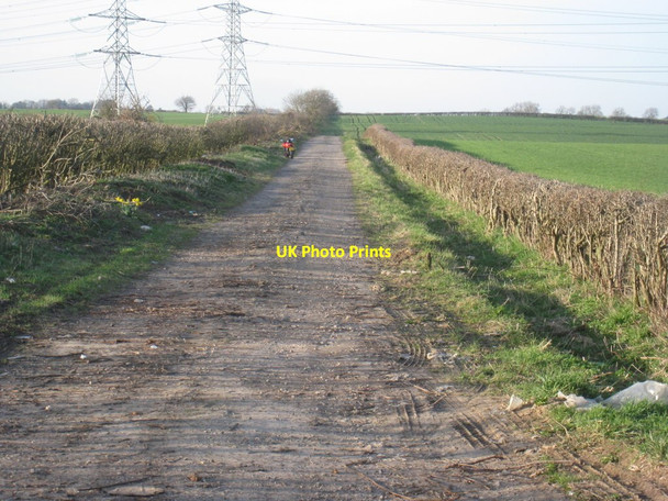 Photo 6"x4" Track to Ulceby sewage works Ulceby\/TA1014 c2012