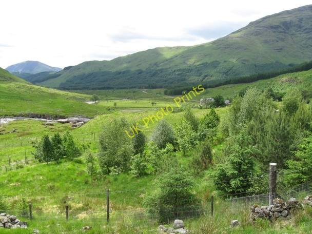 Photo 6"x4" Glen, Dalness right background Dalness\/NN1651 c2008