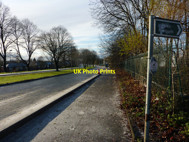 Photo 6"x4" Mauldeth Road West, Hough End Barlow Moor c2011
