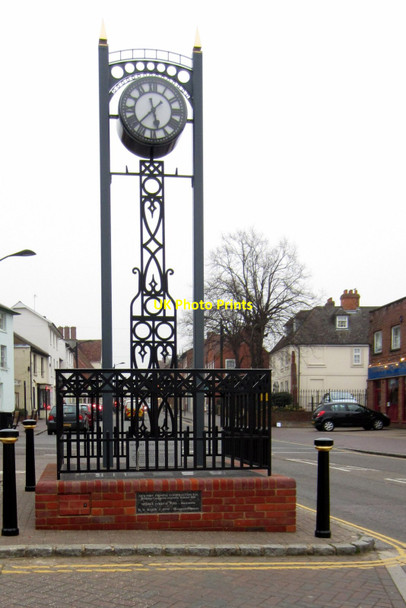 Photo 6"x4" Newport Pagnell Town Clock Newport Pagnell c2012