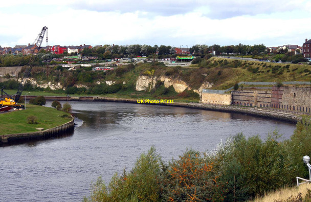 Photo 6"x4" The River Wear from the Stadium of Light Sunderland\/NZ3957 c2011
