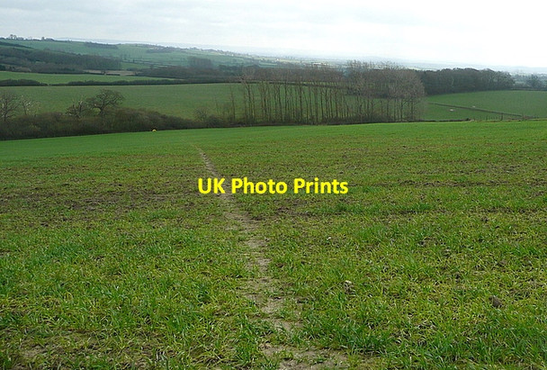 Photo 6"x4" View from Chiltonpark Farm Brill\/SP6513 c2012