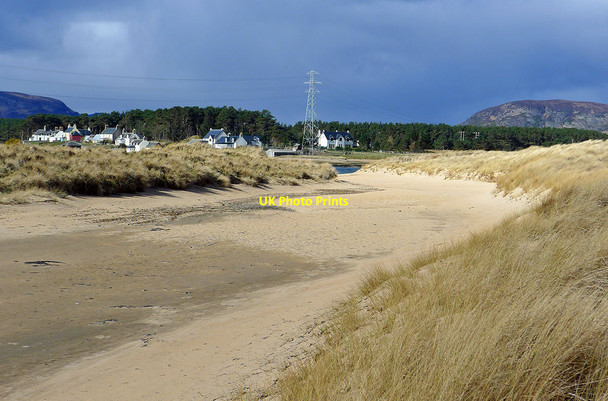 Photo 6"x4" A channel of sand within the sand dunes Littleferry c2012