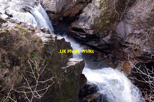 Photo 6"x4" Falls at Rumbling Bridge Inver\/NO0142 c2012