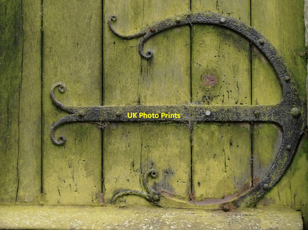 Photo 6"x4" Wrought-iron strapwork, Wotton church Wotton\/TQ1247 c2012
