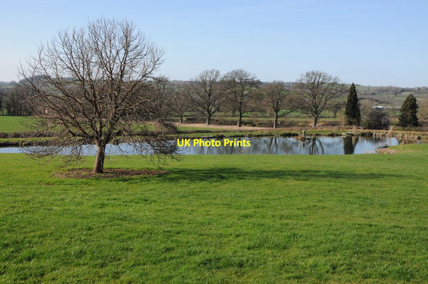 Photo 6"x4" Pool near Cheyney Chapel Bishops Frome c2012