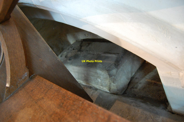 Photo 6"x4" Tomb slab in recess, St michael's church, Little horsted Little Horsted c2012