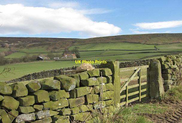 Photo 6"x4" Blakey Ridge Church Houses c2012