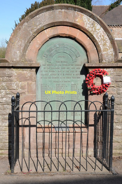 Photo 6"x4" Bosbury War Memorial Bosbury c2012