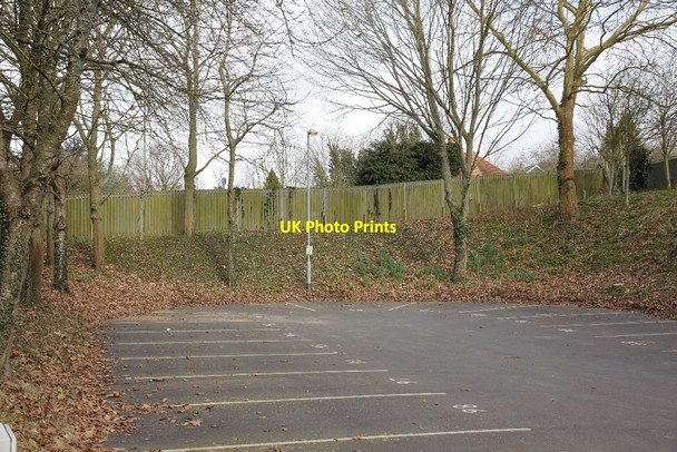 Photo 6"x4" End of the carpark Newbury\/SU4767 c2012