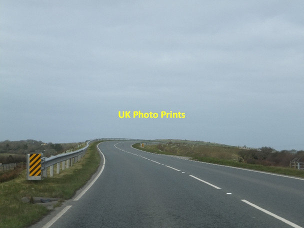 Photo 6"x4" The old A30 approaching the bridge over the new A30 Belowda c2012