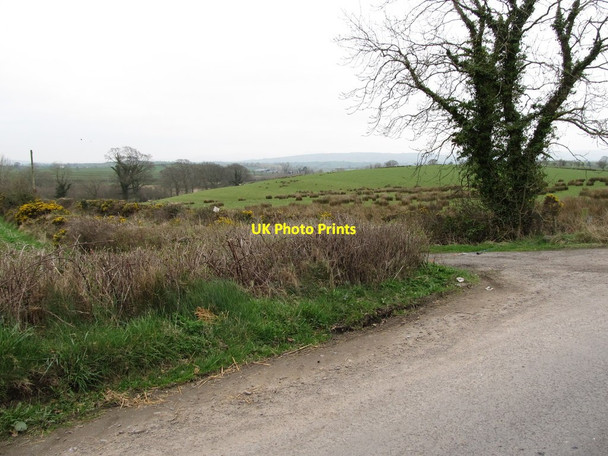 Photo 6"x4" Lane junction on the Carncally Road Jerrettspass c2012