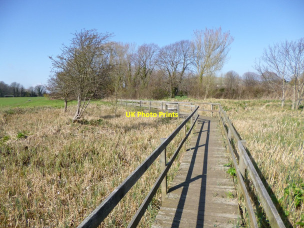 Photo 6"x4" Swanage, boardwalk Swanage c2012