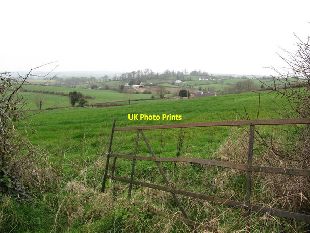 Photo 6"x4" Dispersed rural settlement west of Rock Road Jerrettspass c2012