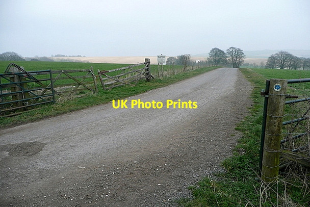 Photo 6"x4" Access to Cannon Heath Farm Sydmonton c2012