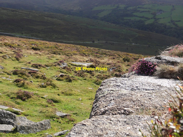 Photo 6"x4" On Yar Tor in Showery Weather Dartmeet c2011