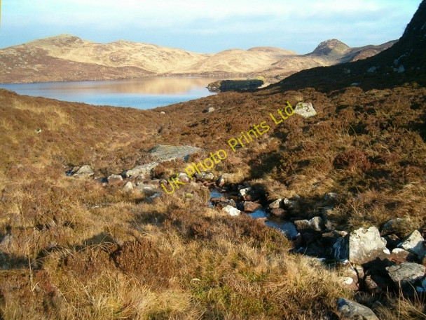 Photo 6"x4" Dubh Loch from the south Dubh Loch\/NM9303 c2006