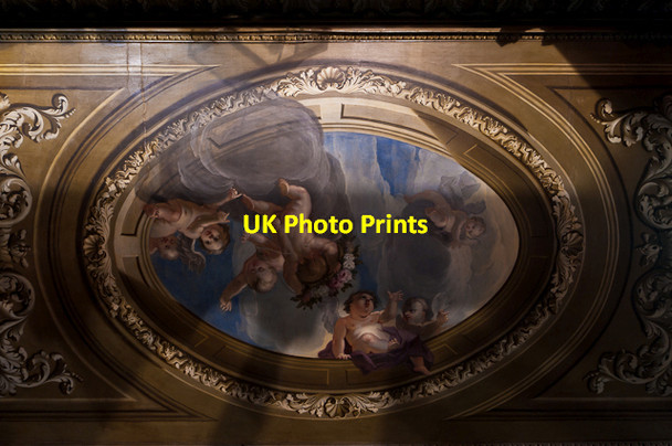 Photo 6"x4" Murals, Holbein Hall, Reigate Priory Reigate c2012