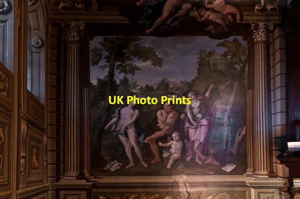 Photo 6"x4" Murals, Holbein Hall, Reigate Priory Reigate c2012