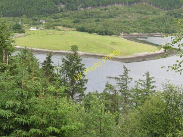 Photo 6"x4" Small peninsula at Carness from other side of Loch Leven North Ballachulish c2008