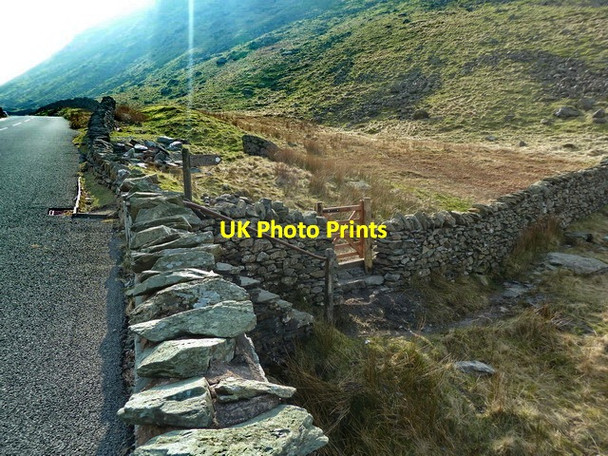 Photo 6"x4" The beginning of the permissive path to Brothers Water Hartsop c2012
