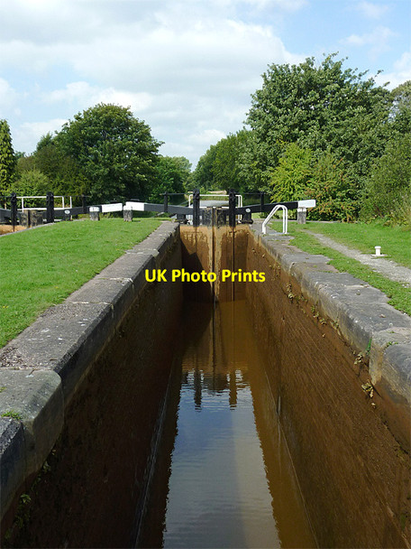 Photo 6"x4" Lawton Treble Locks near Lawton-gate, Cheshire Alsager c2011