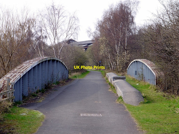 Photo 6"x4" Cycle path bridge over Lemington Road Ryton\/NZ1564 c2012