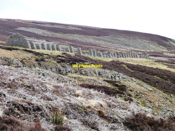Photo 6"x4" Ruined peat store, Old Gang Smelting Mill Blades\/SD9898 c2012